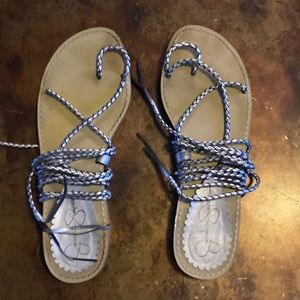 Lace up gladiator Sandler